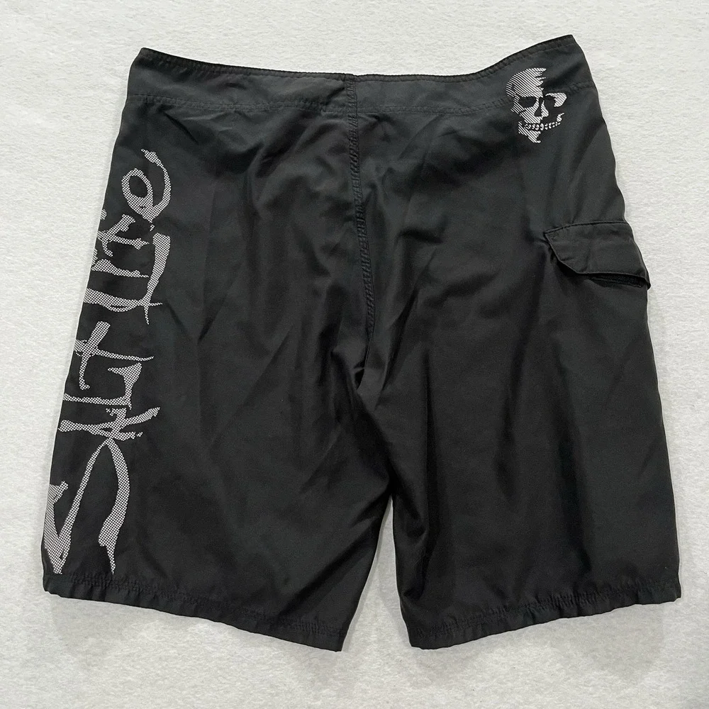 Salt Life Men's Black Skull Board Beach Swim Shorts Mens 36